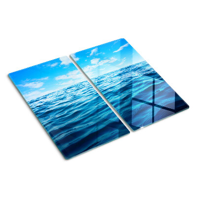 Planche à découper en verre Mer et ciel