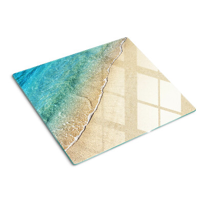 Planche à découper en verre Plage et vagues de la mer