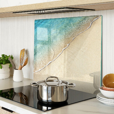 Planche à découper en verre Plage et vagues de la mer