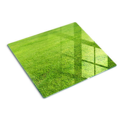 Planche à découper en verre herbe verte