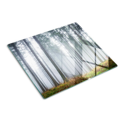 Planche à découper verre Forêt brumeuse