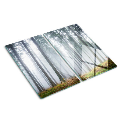 Planche à découper verre Forêt brumeuse