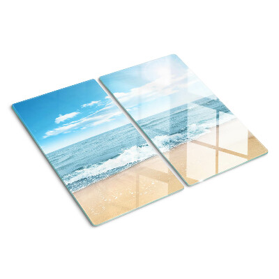 Planche à découper verre Plage et mer