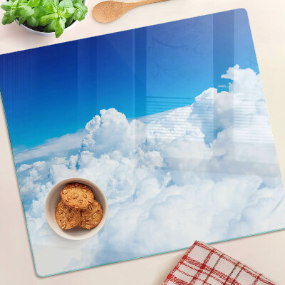 Planche à découper verre Ciel avec des nuages