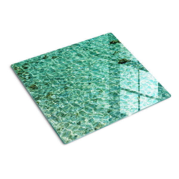 Planche à découper verre Motif de l'eau de la piscine