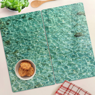 Planche à découper verre Motif de l'eau de la piscine