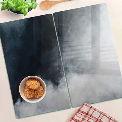 Planche à découper en verre Brouillard et fenêtres