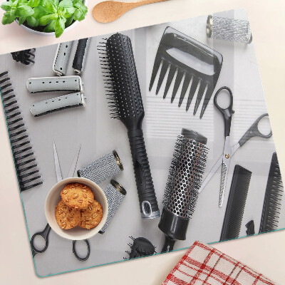 Planche à découper en verre Accessoires de coiffure