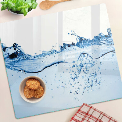 Planche à découper en verre Thème de l'eau