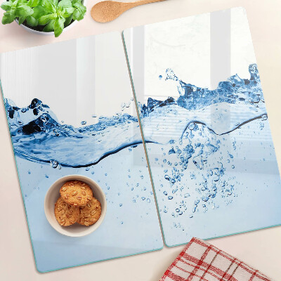 Planche à découper en verre Thème de l'eau