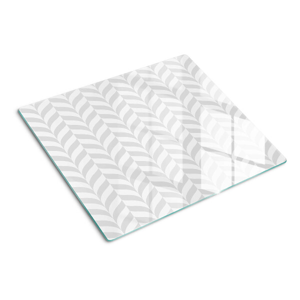 Planche à découper verre Feuilles aux motifs ondulés