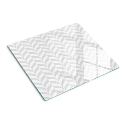 Planche à découper verre Feuilles aux motifs ondulés