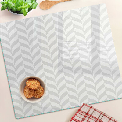 Planche à découper verre Feuilles aux motifs ondulés