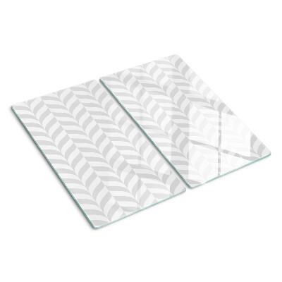 Planche à découper verre Feuilles aux motifs ondulés