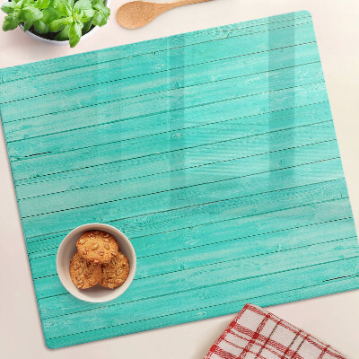 Planche à découper verre Planchers turquoise