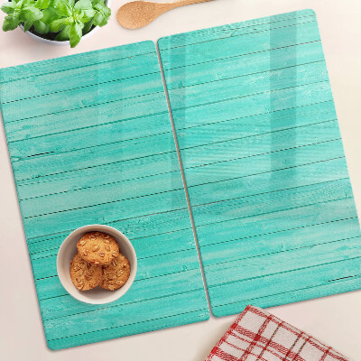 Planche à découper verre Planchers turquoise