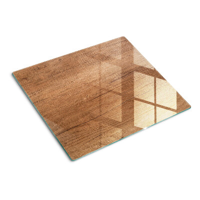 Planche à découper verre Bois avec reflet de fenêtre