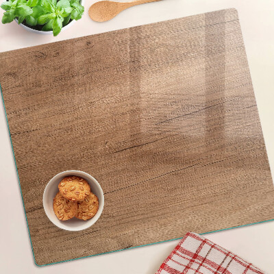Planche à découper verre Bois avec reflet de fenêtre