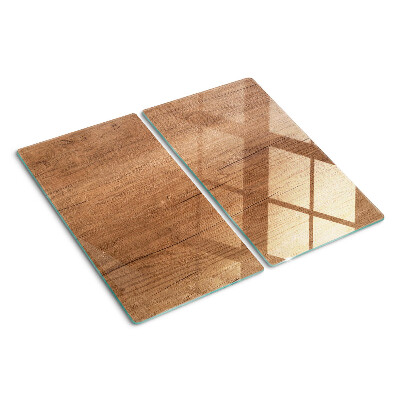 Planche à découper verre Bois avec reflet de fenêtre