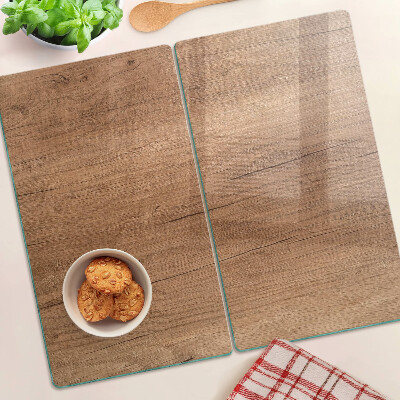 Planche à découper verre Bois avec reflet de fenêtre