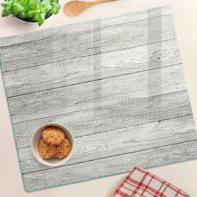 Planche à découper verre Planche de bois dans les tons de gris