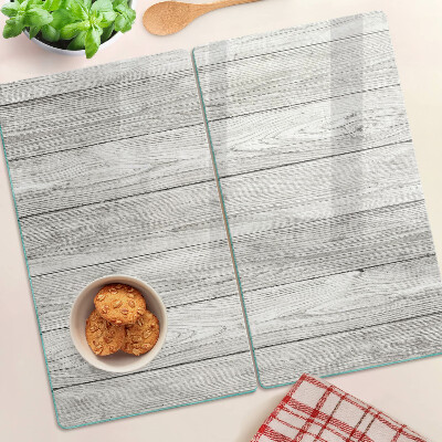 Planche à découper verre Planche de bois dans les tons de gris