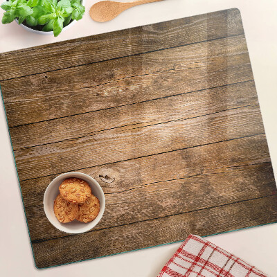 Planche à découper en verre Planche en bois avec fenêtre