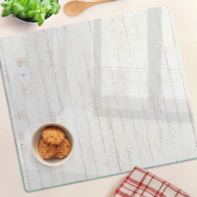 Planche à découper en verre planches de bois blanches