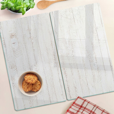 Planche à découper en verre planches de bois blanches