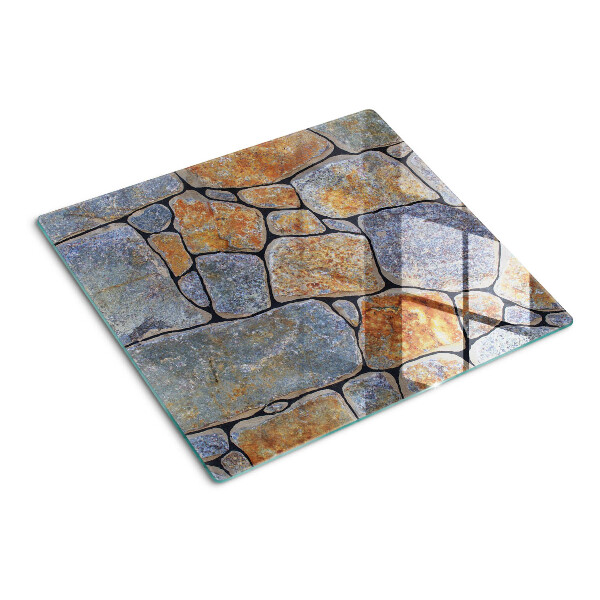 Planche à découper en verre Motif de pierre avec texture