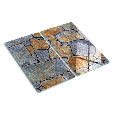 Planche à découper en verre Motif de pierre avec texture