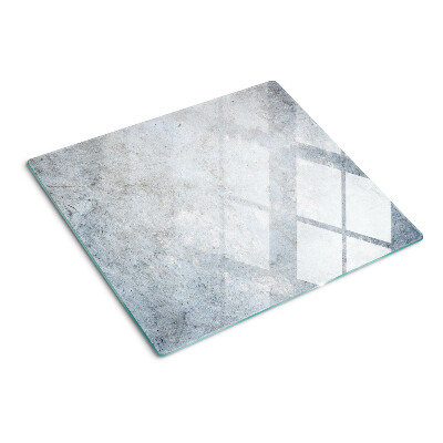 Planche à découper en verre Effet béton avec reflet
