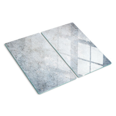 Planche à découper en verre Effet béton avec reflet