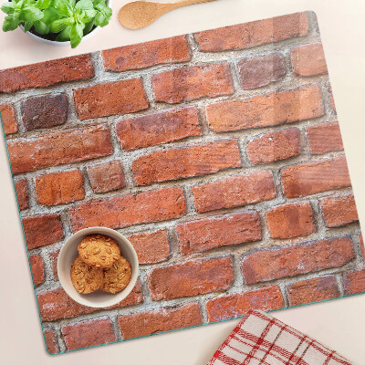 Planche à découper verre Mur de briques