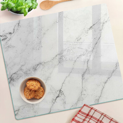 Planche à découper verre Motif en marbre