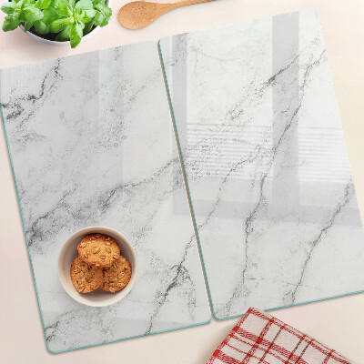 Planche à découper verre Motif en marbre