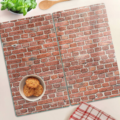 Planche à découper en verre Mur de briques