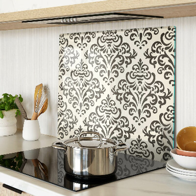 Planche à découper verre Motif végétal de style baroque