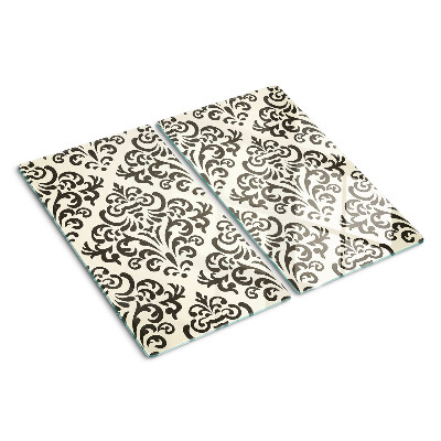 Planche à découper verre Motif végétal de style baroque