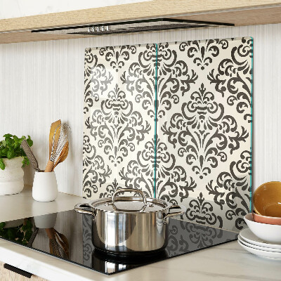 Planche à découper verre Motif végétal de style baroque