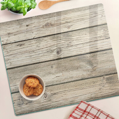 Planche à découper en verre Planche en bois de style rustique