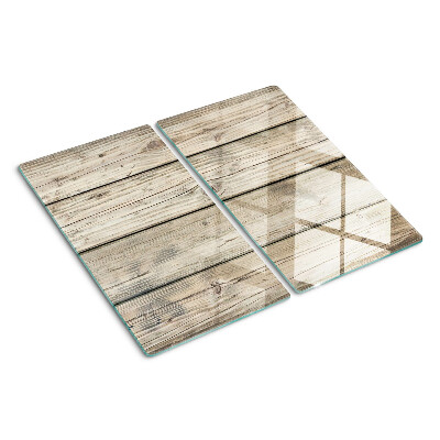 Planche à découper en verre Planche en bois de style rustique