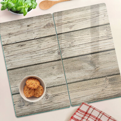 Planche à découper en verre Planche en bois de style rustique