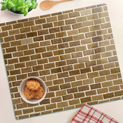 Planche à découper verre Mur de briques