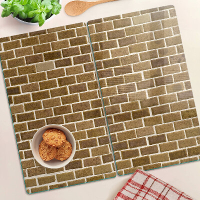 Planche à découper verre Mur de briques
