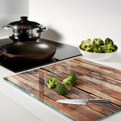 Planche à découper verre Planche en bois de style rustique