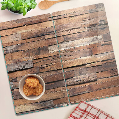Planche à découper verre Planche en bois de style rustique
