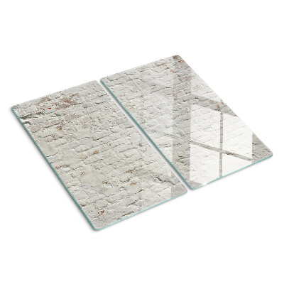 Planche à découper en verre Mur de briques de style loft