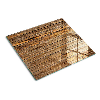 Planche à découper en verre Planche en bois avec fenêtre