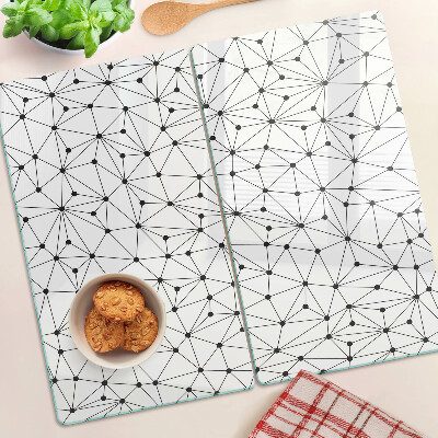 Planche à découper verre Géométrie de la grille